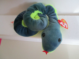 TY Beanie Babies HISSY a longgg SNAKE PLUSH TOY Stuffed Animal 1997 New ... - $6.49