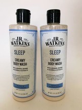 J R Watkins Sleep Creamy Body Wash Monoi &amp; Sandlewood 12 fl Oz lot of 2 - £20.72 GBP