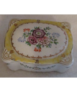 Trinket  Ring Box Porcelain Purple Rose     - €25,03 EUR