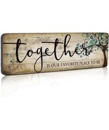 Together Is Our Favorite Place To Be Family Wall Art Decor Inspirational... - £30.65 GBP