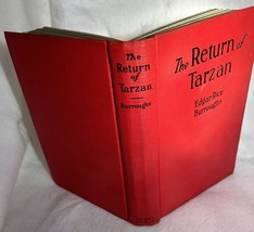 The Return Of Tarzan, by Edgar Rice Burroughs, 1915 HC, Grosset &amp; Dunlap - £12.63 GBP