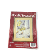 Needle Treasures Crewel Kit House Sparrow ColorArt  Bird Box of Apples i... - $29.69