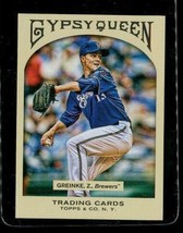 2011 Topps Gypsy Queen Baseball Trading Card #11 Zack Greinke Milwaukee Brewers - £7.66 GBP