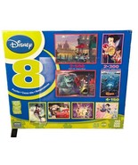 Mega Puzzles Disney 8-in-1 Puzzle Snow White Monsters Nemo Cars Princess... - $18.38