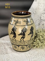 Pottery vase ceramic vase handmade in Vietnam H31cms - £102.26 GBP