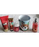 Christmas Reindeer Small Pail with BBW Travel Bright Christmas Morning Set - $41.79 CAD