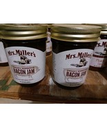 Mrs. Miller&#39;s SMOKEY BARBECUE BACON JAM -9oz. ( Pack of 2 ) - £14.00 GBP