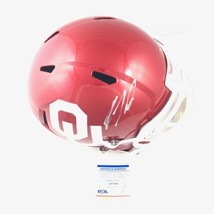 Ceedee Lamb Signed Full Size Speed Helmet PSA/DNA Fanatics Oklahoma Sooners Auto - £316.97 GBP