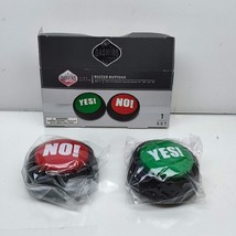 YES &amp; NO Dashing Buzzer Red-Green Buttons 10 Different Amusing Sayings A... - £7.80 GBP