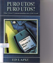 Puro Utos Puro Utos The Ten Commandments Of God English/Tagalog - £3.09 GBP