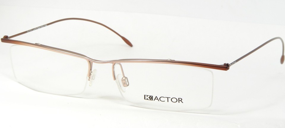 K-ACTOR Mod. KV619 Col. 15 EYEGLASSES GLASSES METAL FRAME 52-14-140mm Italy - $76.24
