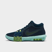 Nike Men LeBron James Witness VIII ARMORY NAVY/CYBER-GREEN  FB2239 402-1... - $49.97