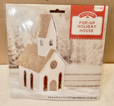 Holiday Pop-Up House You Choose Type 5.75 x 4.72 x 6.5 Holiday Time Easy... - $65.67 MXN