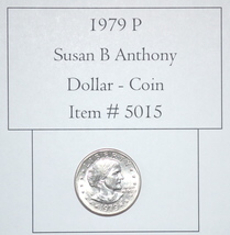 1979 P, Susan B Anthony Dollar Coin, # 5015, dollar coins, vintage coins, coins - $10.05