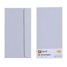 Quill Envelope 25pk 80gsm (DL) - Grey - £26.97 GBP