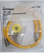 Eastman 1/2-in OD Stainless Steel Gas Dryer Connector Kit, 4-ft length, ... - £11.06 GBP