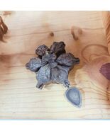 Antique Bronze Hindu Kumkum Tikka Box Ceremonial Container - $60.00