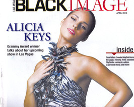 ALICIA KEYS in Black Image Las Vegas Magazine Apr 2010 - £3.95 GBP