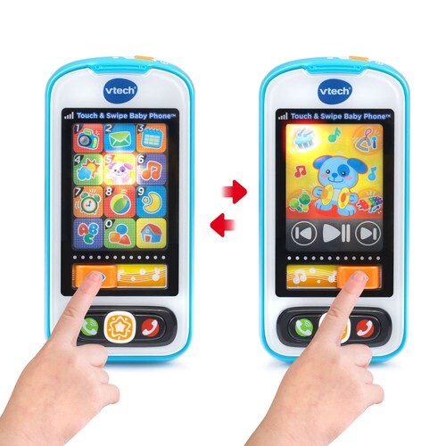 VTech Touch and Swipe Baby Phone, Blue Item image 5