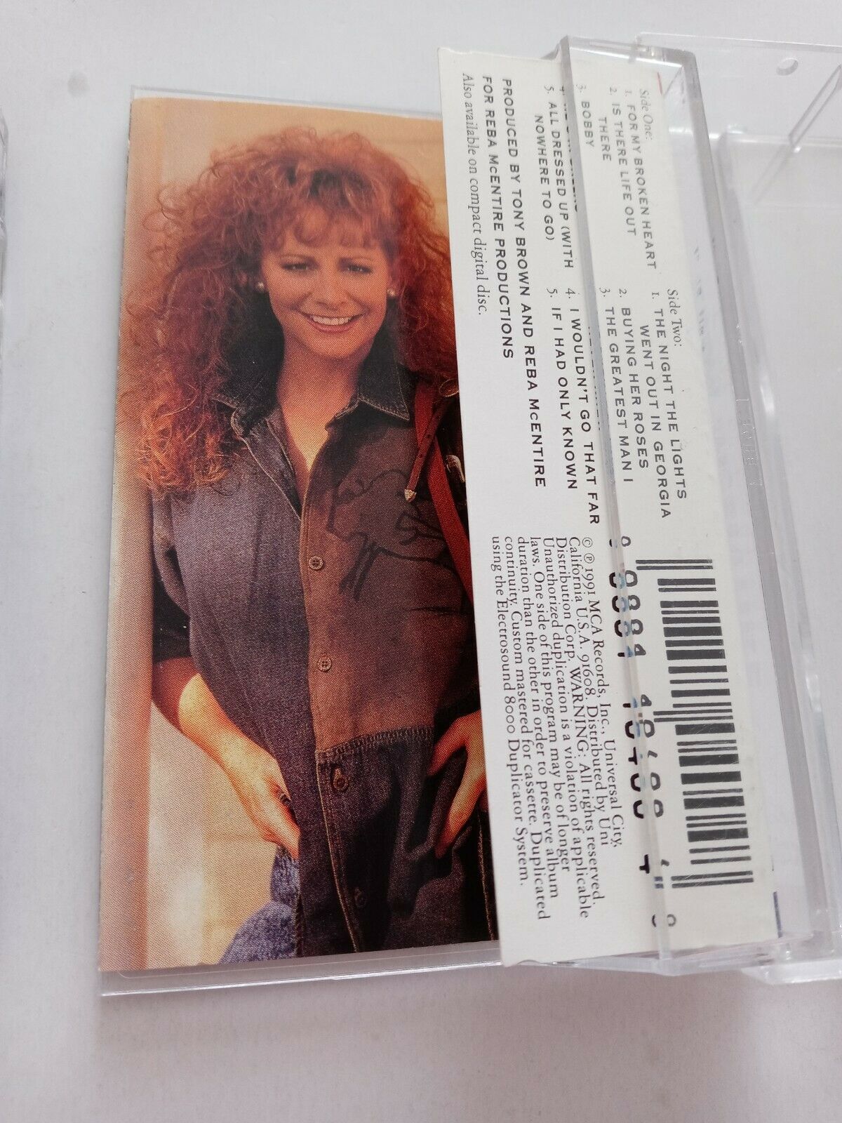 Reba McEntire For My Broken Heart Cassette Tape 1991 VERY GOOD Item image 7