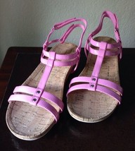 Lands&#39; End Pink Barbie Girl Shoes Size: 7 Us, Uk 6, Eu 39 New Ship Free Sandals - £39.86 GBP