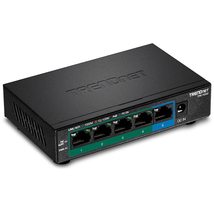 TRENDnet 5-Port Gigabit PoE+ Switch, Camera DIP Switch extends PoE+ 200m... - $80.18+