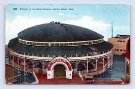 Entrance to Great Coliseum Saltair Beach Utah UT 1907 DB Postcard Q6 - $10.84
