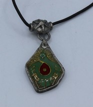 Mayan Fire Bird Pendant On Leather Cord Alchemy Vintage 1998 English Pewter - £29.51 GBP