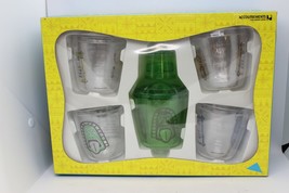 TIKI Tiki Time Cocktail Shaker and 4 Cups new Sealed Accoutrements 2002 - £15.01 GBP