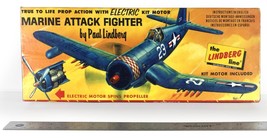 Vintage Lindberg Marine Attack Fighter Electric Model Kit (1971) #301M - £59.64 GBP