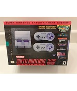 NEW Super Nintendo SNES Classic Mini Entertainment System  Included 21 G... - £156.87 GBP