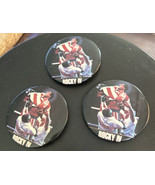 Lot of 3 Rocky IV Vintage Pins &#39;85 Rocky Balboa Sylvester Stallone Movie - £12.25 GBP