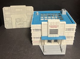 Plasticville Hospital HS-6 Medical Center Floor Plan O S Gauge Train Bui... - $46.74