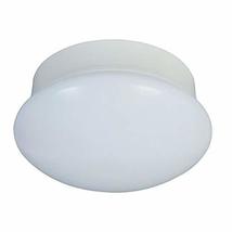 Utilitech 6.9-in W White LED Flush Mount Light Fixture - $34.31