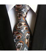 High Density Paisley Cashew Flower Polyester Men Suit Tie - £6.30 GBP