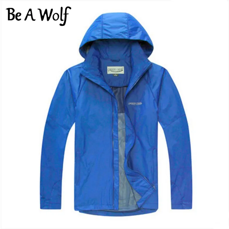 Be A  Spring Windbreaker Waterproof Soft Jackets Men Outdoor Fishing Hi Clothing - $281.85