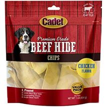 Cadet Premium Grade Beef Hide Chips for Dogs Chips 1 Pound - $25.89