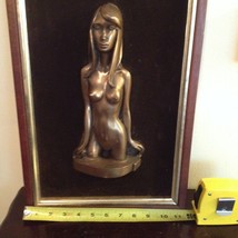 VINTAGE TOUCH OF BRONZE NEE-OWOO 3-D HAND MADE COLD CAST TOPLESS WOMAN S... - £519.78 GBP