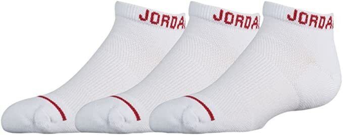 NIKE AIR JORDAN JUMPMAN 3-Pack Low Socks X-Small Fits Kids Shoe Size 10C-3Y $16 - $9.60