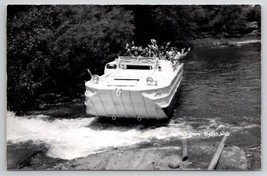 Wisconsin Dells Duck Boat Real Photo Postcard J26 - £5.94 GBP