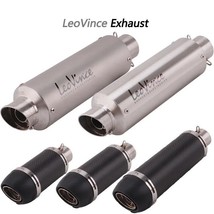 Universal 51MM Motorcycle Exhaust Muffler Pipe Escape Moto LeoVince for ... - €129,57 EUR+