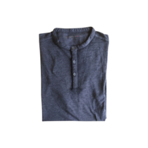 John Varvatos Duke Henley T-Shirt Schwarz S 1 $109 Weltweiter Versand - £62.24 GBP