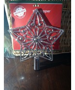 Silver Tree Topper Christmas-Brand New-SHIPS N 24 HOURS - $254.53 MXN