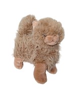 Vintage Brown Persian Kitty Cat Realistic Plush Stuffed Animal Standing ... - €60,58 EUR