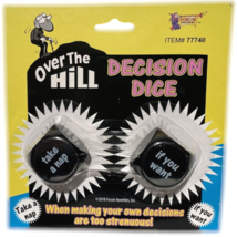 Over the Hill: Decision Dice - When making your own decisions are too strenuous! - £3.10 GBP