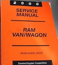 2000 Dodge RAM Furgone Wagon Servizio Riparazione Officina Negozio Manuale OEM - £45.43 GBP