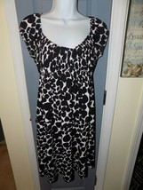 AB Studio Black And White Design Dress Size M Women&#39;s EUC - £14.41 GBP