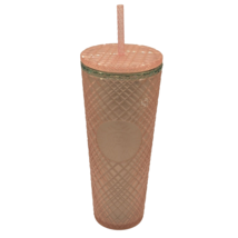Starbucks 2023 Summer Jeweled Pearl Pink Green Venti 24oz Cold Cup Tumbler - $24.88 CAD