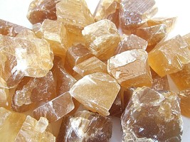 2oz Honey Calcite Rough Stones 10-20mm Healing Crystals Reiki Strength Energy - £7.00 GBP