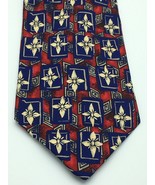 Robert Talbott Hand Sewn Silk Tie 57&quot;x4&quot; Floral Pattern Vintage Studio B... - $151.04 MXN